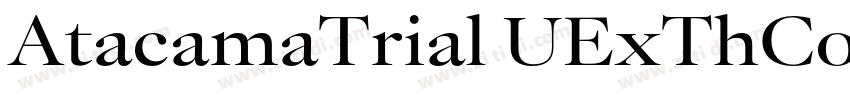 AtacamaTrial UExThCo字体转换